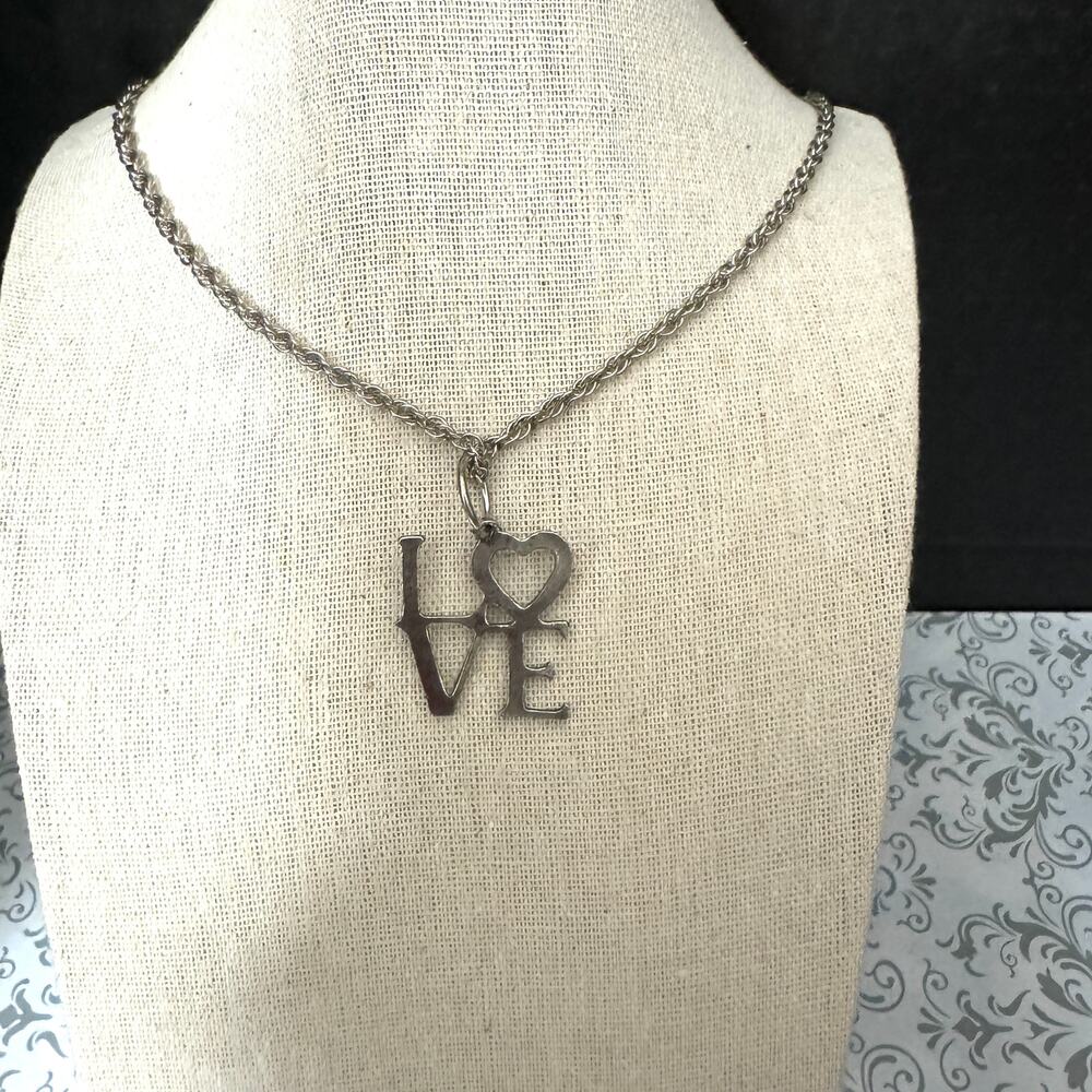 Love Heart Silver Pendant